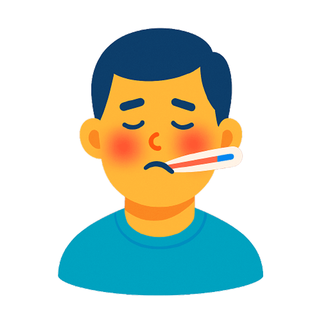 Fever or flu symptoms